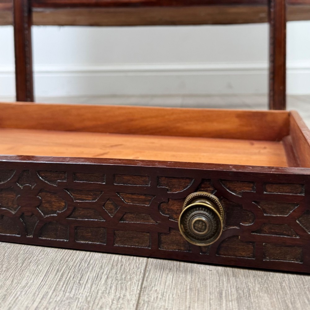 Antique 20th Century Bow Front Cabinet In Mahogany  View XII