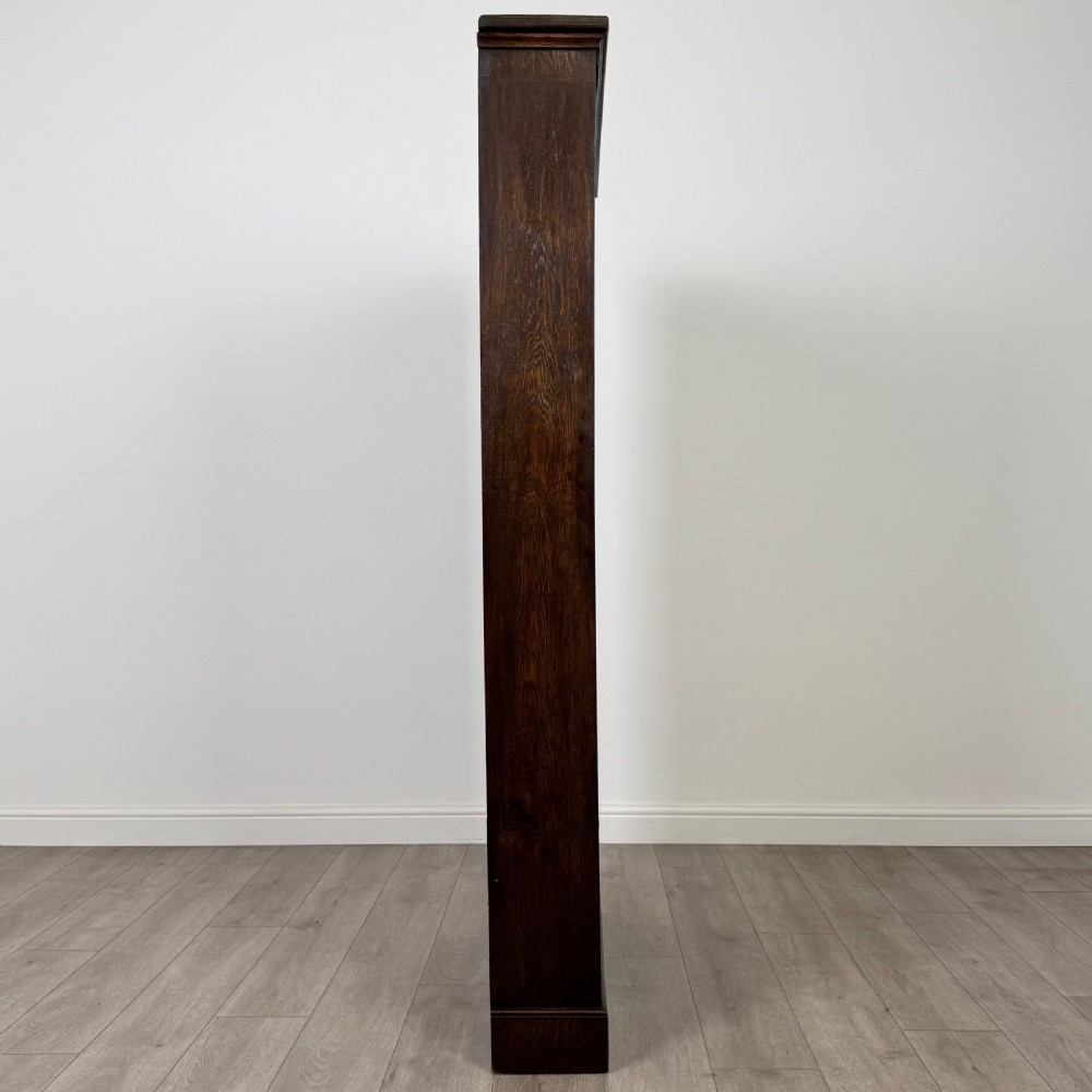 Antique 20th Century Pair Of Tall Bookcases In Oak  View VIII