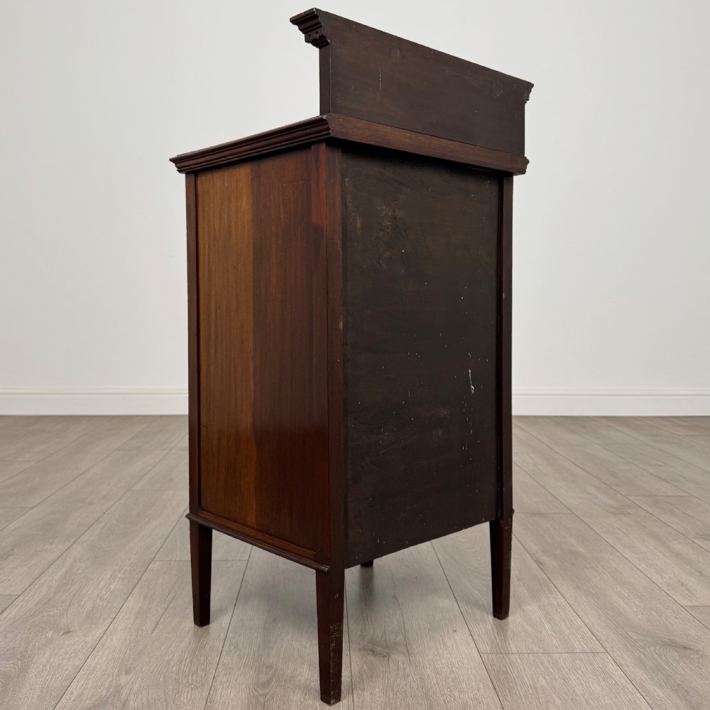 Antique 20th Century Good Quality Cabinet In Mahogany  View V