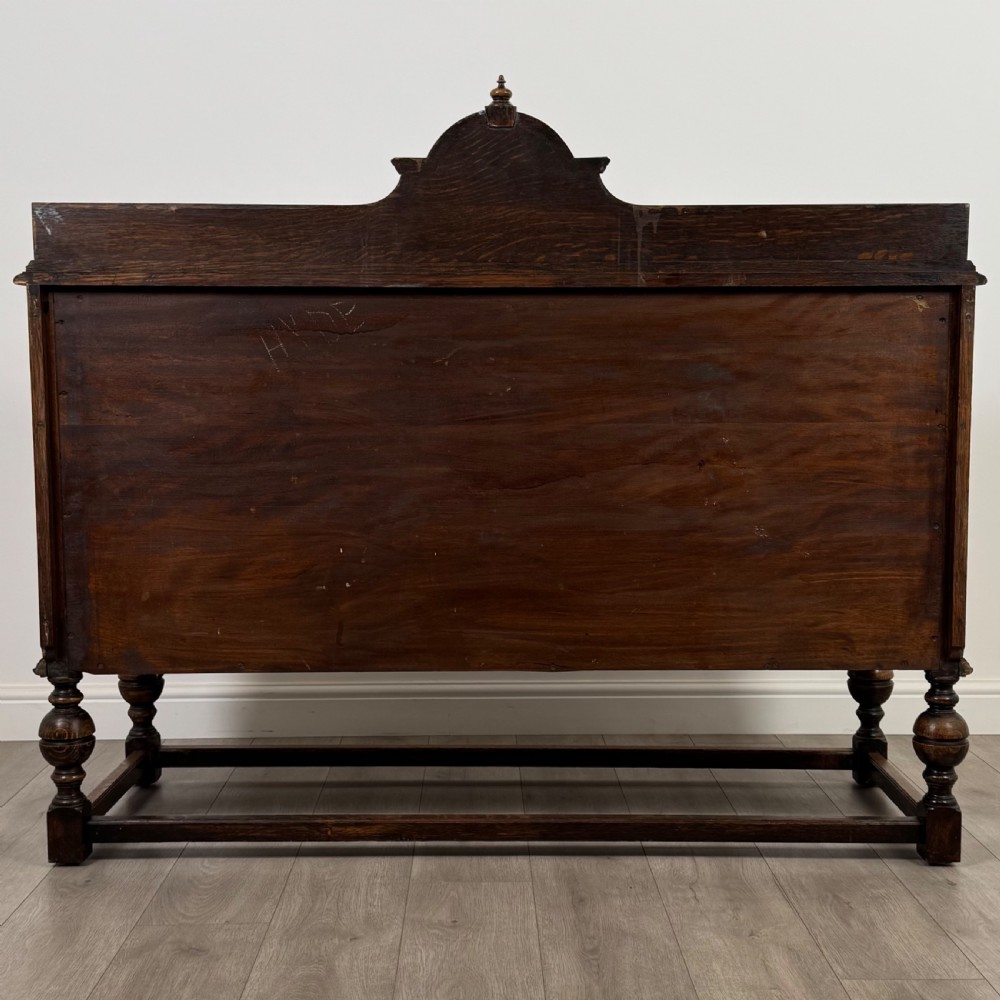 Antique 20th Century Good Quality Sideboard In Golden Oak  View VII