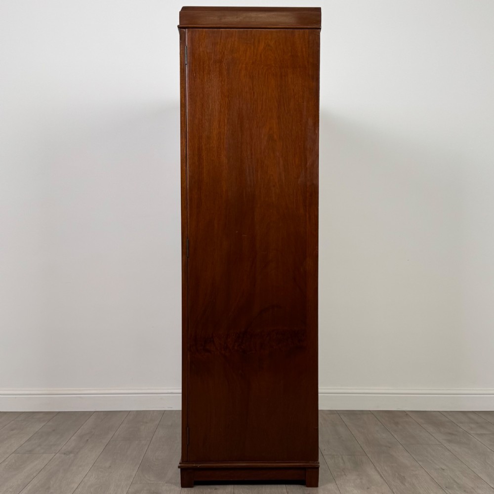 Antique 20th Century Fine Quality Fitted Wardrobe In Mahogany  View IV