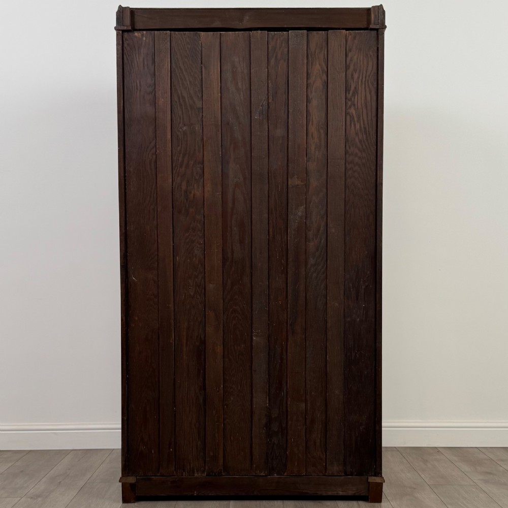 Antique 20th Century Fine Quality Fitted Wardrobe In Mahogany  View VI
