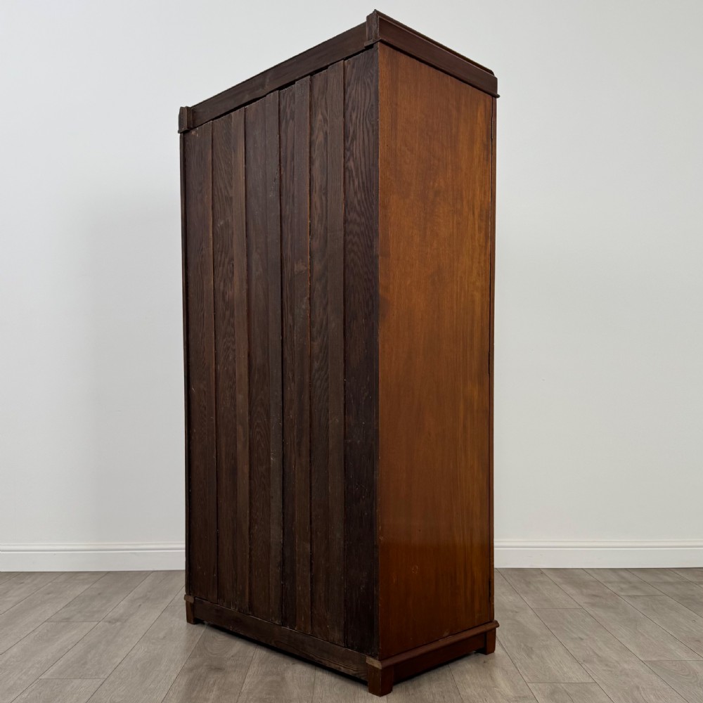 Antique 20th Century Fine Quality Fitted Wardrobe In Mahogany  View VII