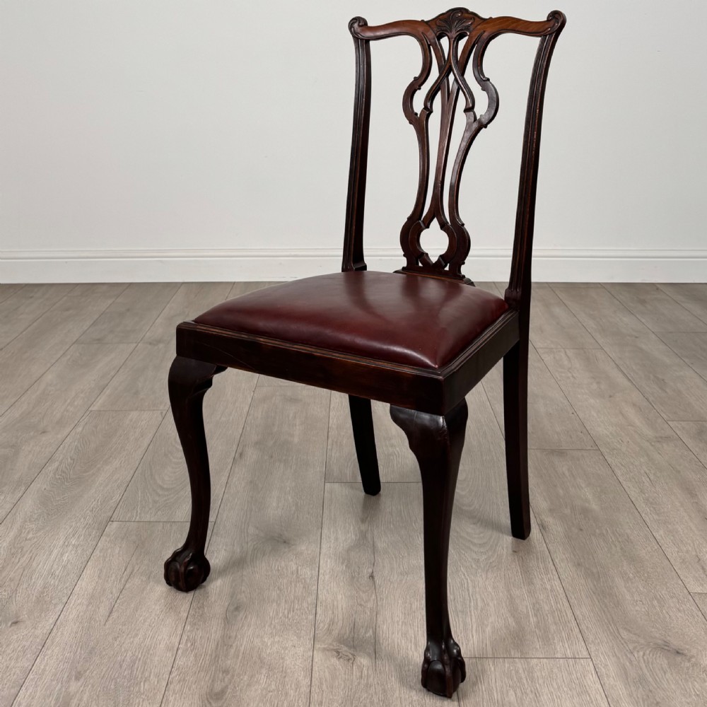 Antique 19th Century Fine Quality Set Of 8 Dining Chairs  View III