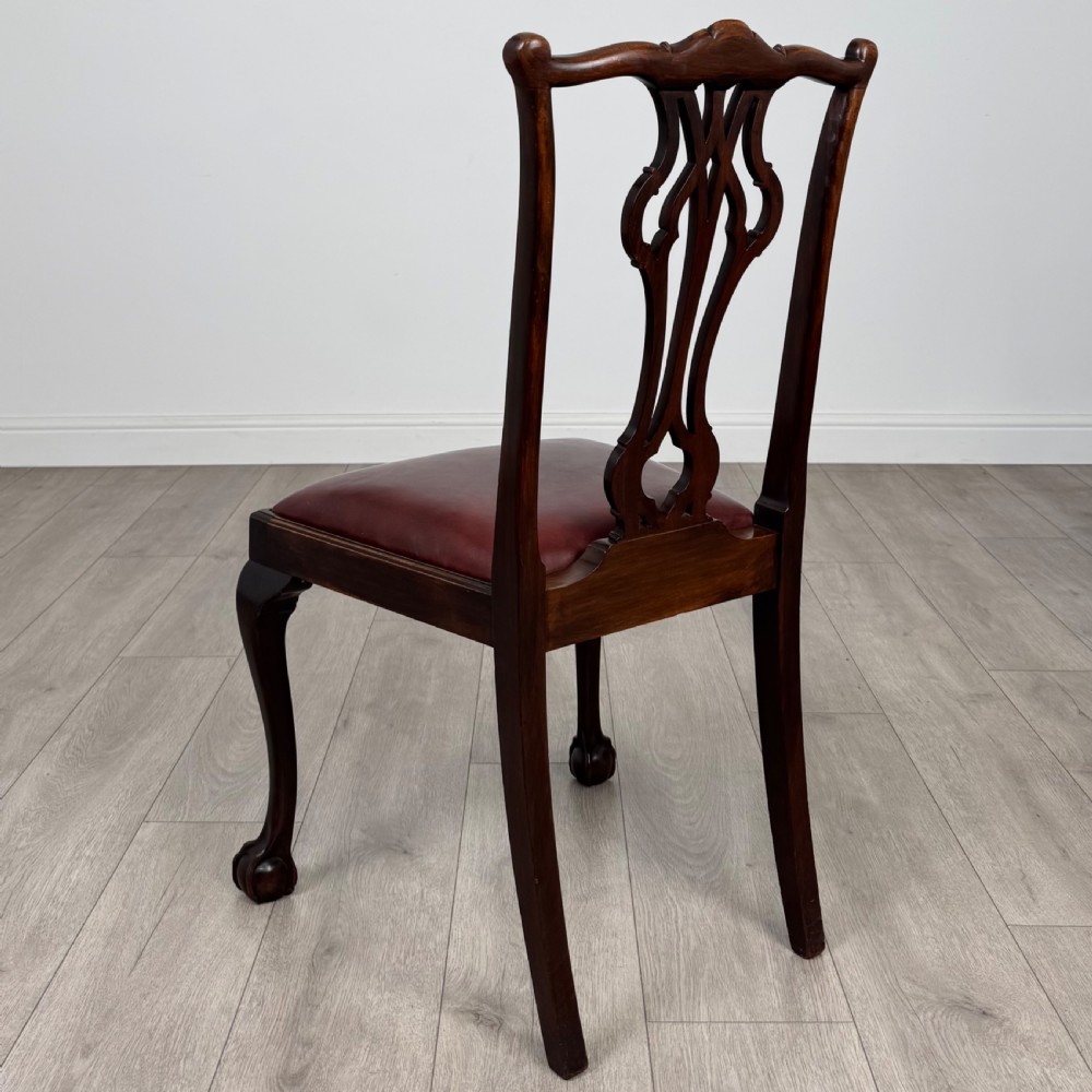Antique 19th Century Fine Quality Set Of 8 Dining Chairs  View V