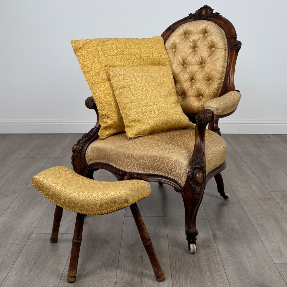  Antique 19th Century Fine Quality Armchair In Mahogany View II