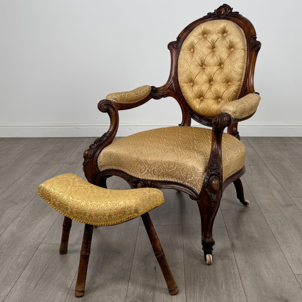  Antique 19th Century Fine Quality Armchair In Mahogany View III