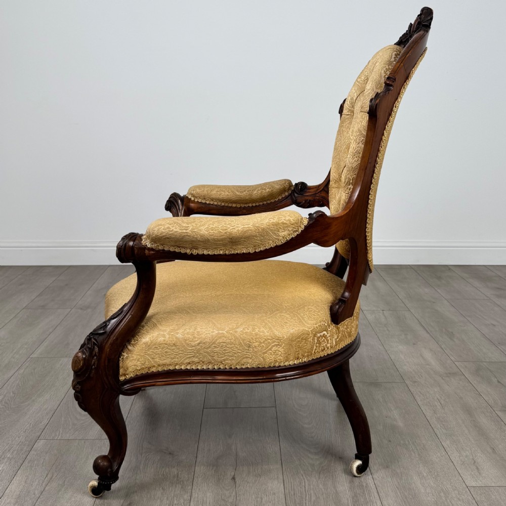  Antique 19th Century Fine Quality Armchair In Mahogany View IV