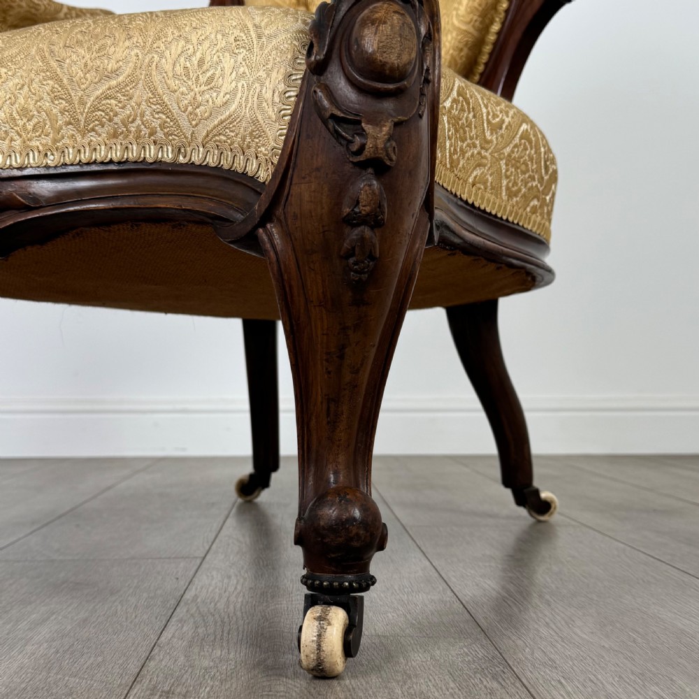  Antique 19th Century Fine Quality Armchair In Mahogany View XIII