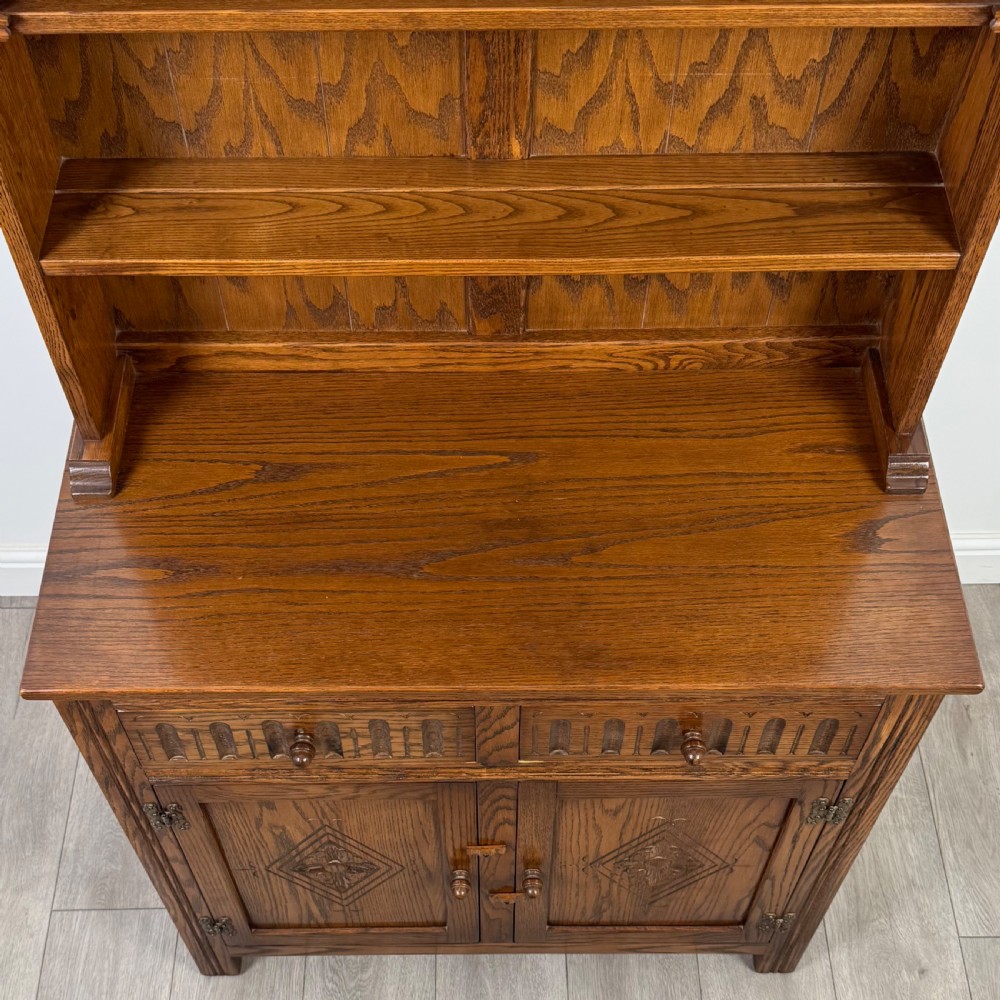 Antique 20th Century Good Quality Dresser In Oak  View X