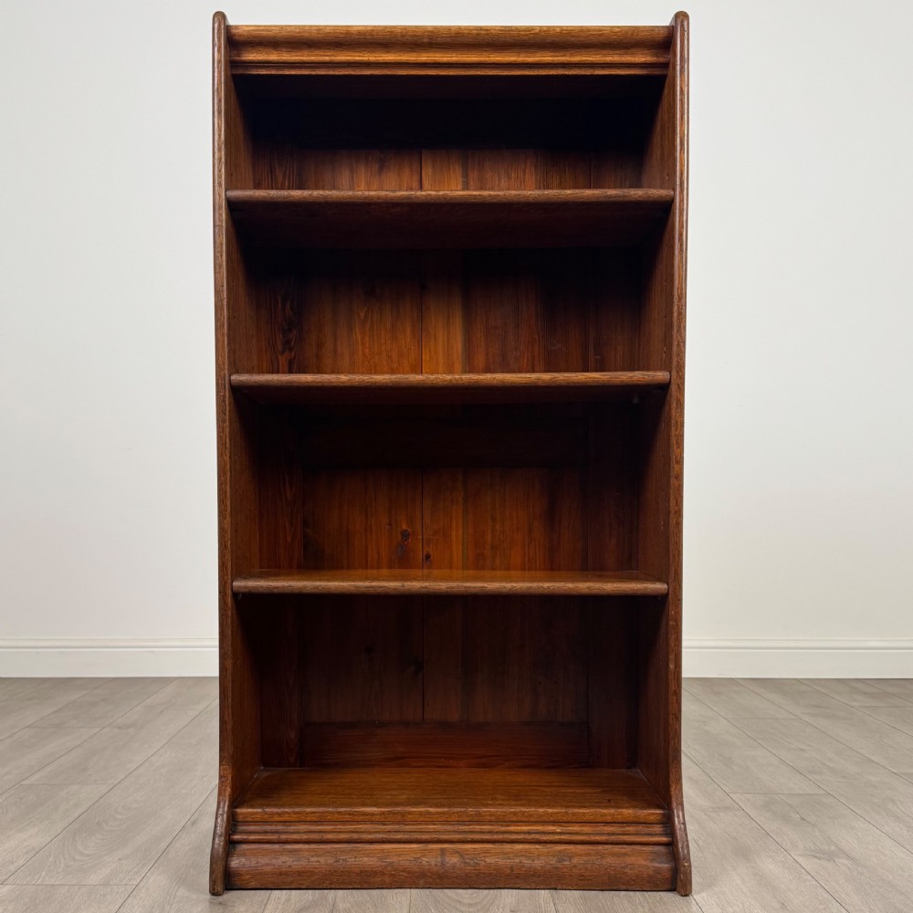  Antique 20th Century Globe Wernicke Style Open Bookcase  View II