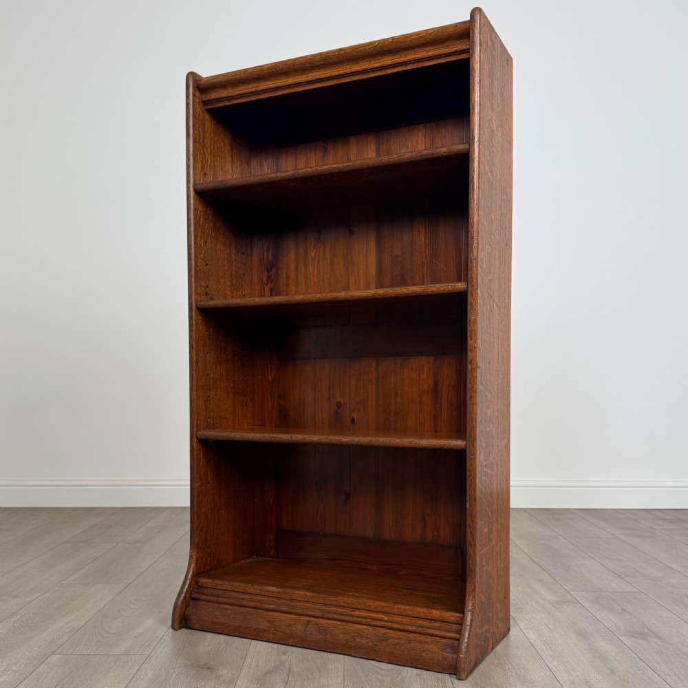  Antique 20th Century Globe Wernicke Style Open Bookcase  View III