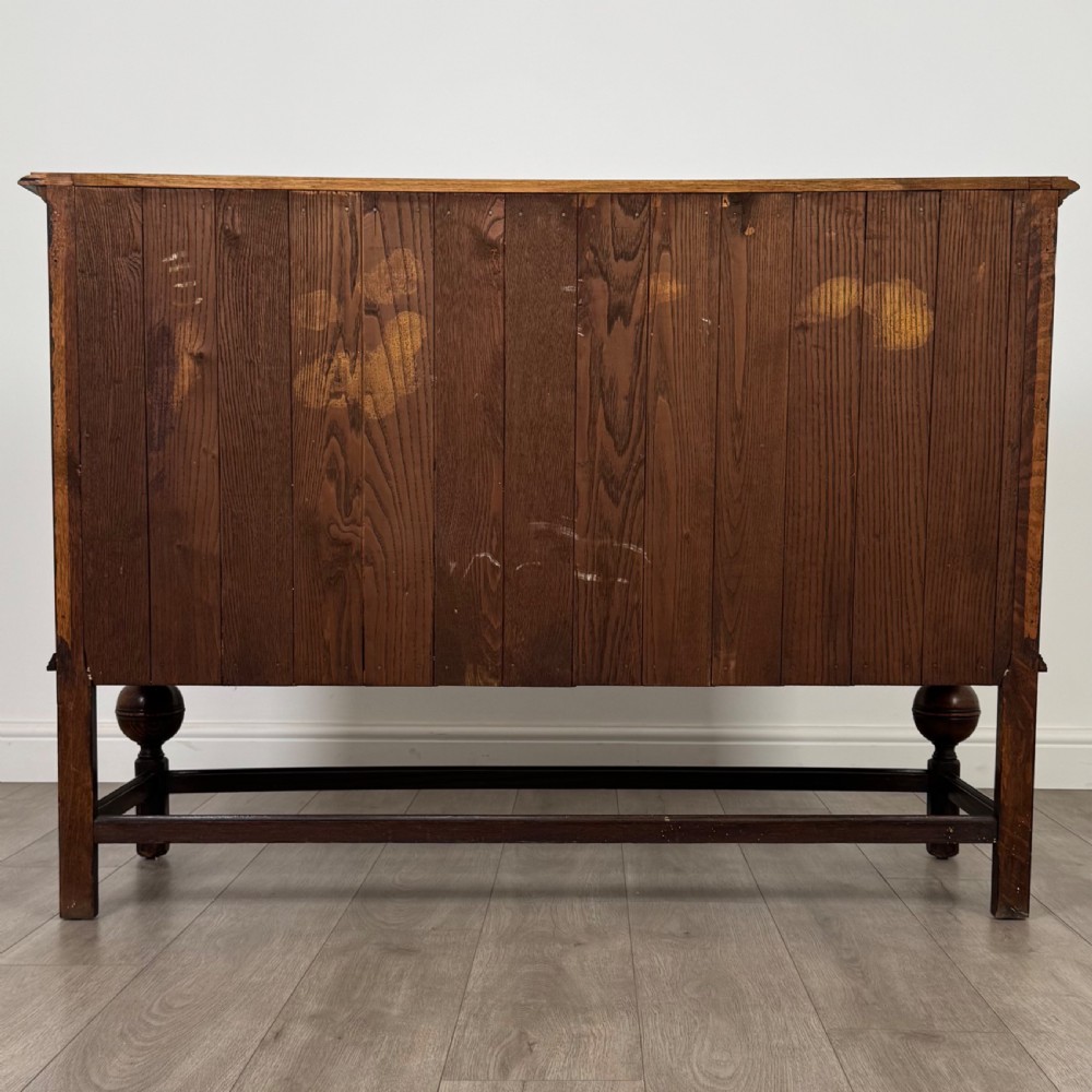 Antique 20th Century Good Quality Sideboard In Oak View VI