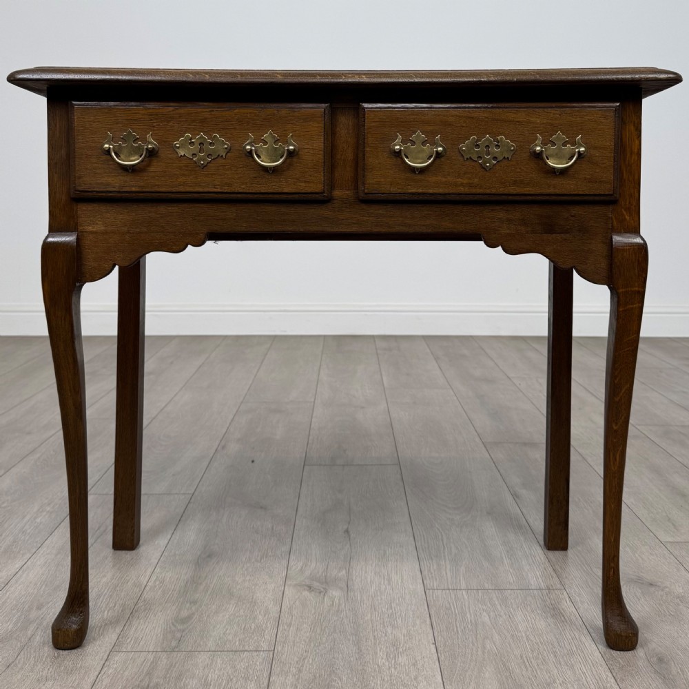 Antique 20th Century Good Quality Side Table In Oak 