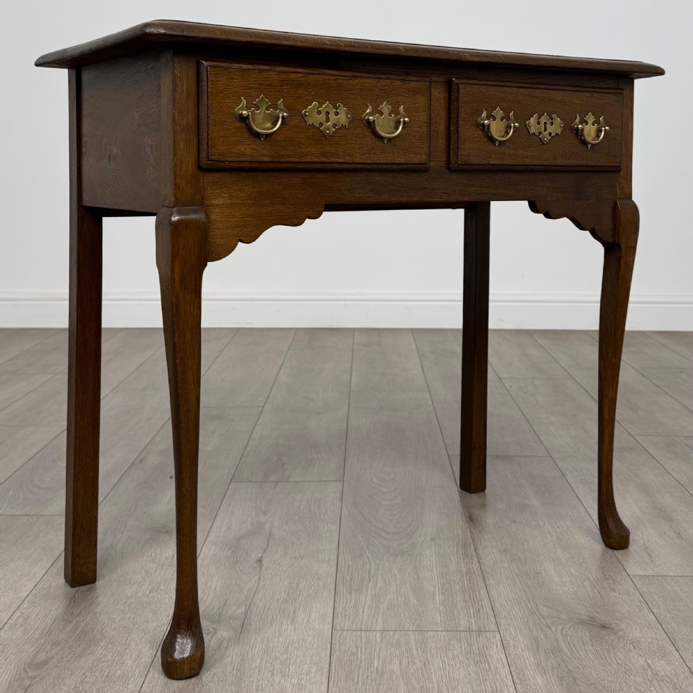 Antique 20th Century Good Quality Side Table In Oak  View VIII