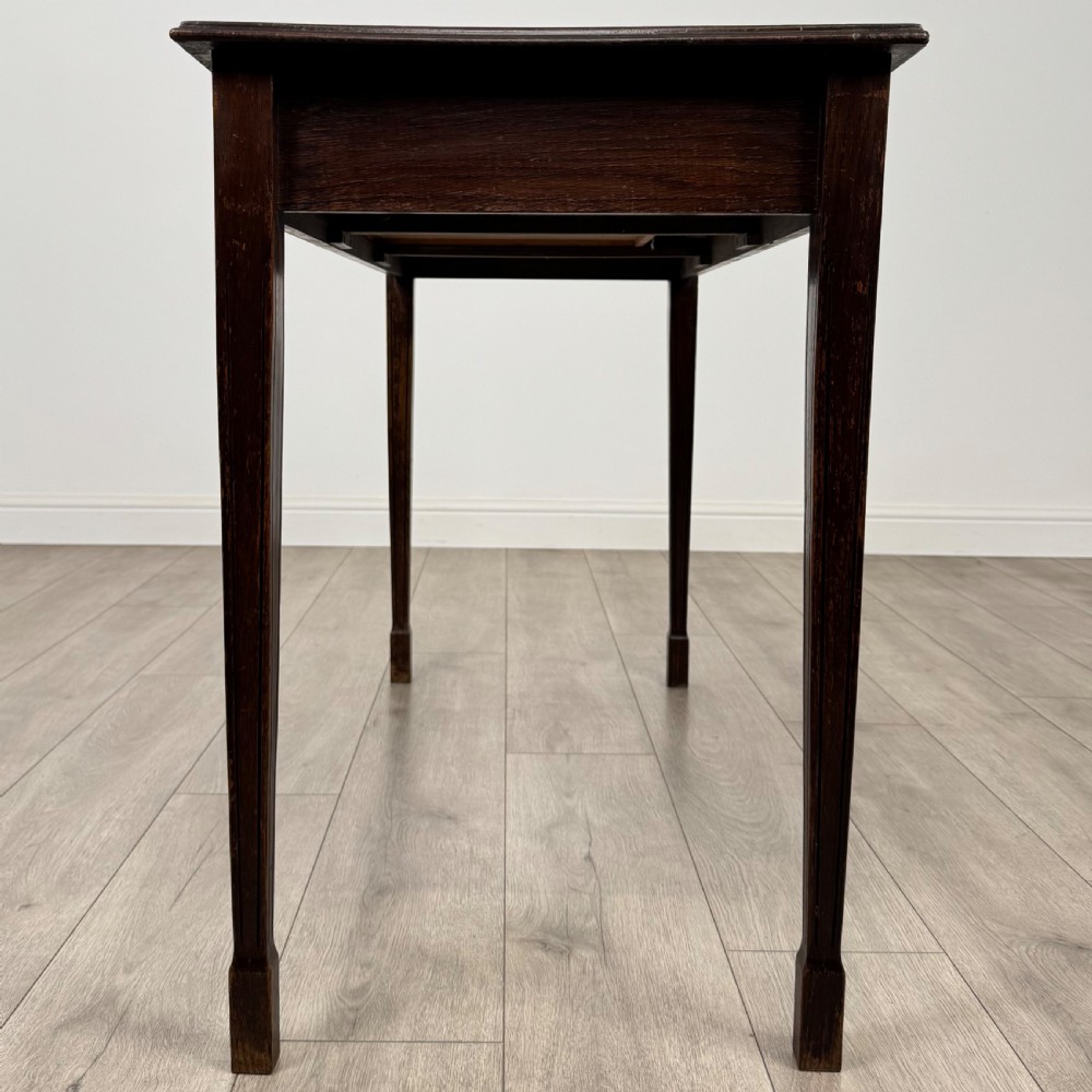 Antique 20th Century Writing Table In Oak  View III