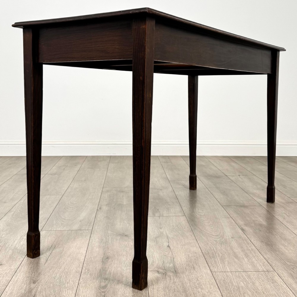 Antique 20th Century Writing Table In Oak  View IV