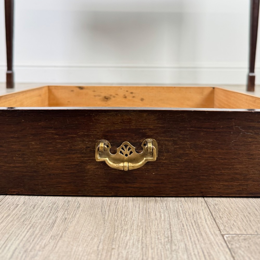 Antique 20th Century Writing Table In Oak  View XI