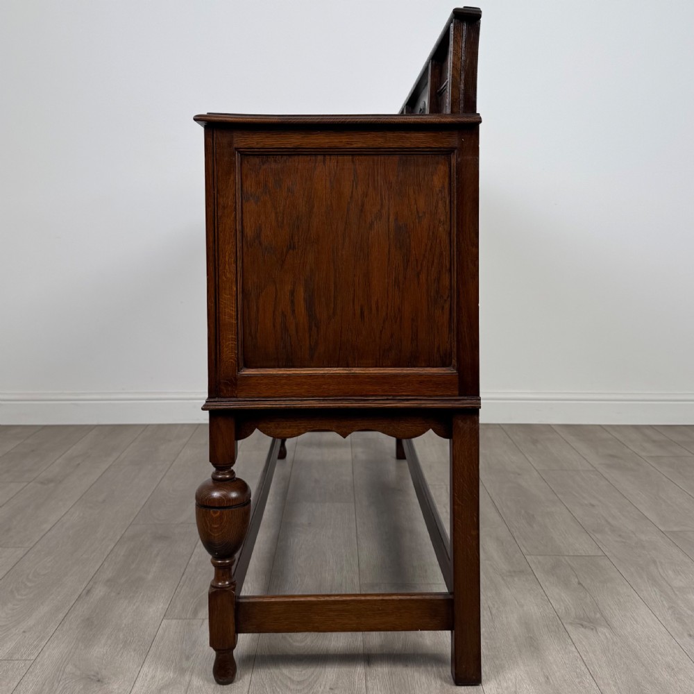  Antique 20th Century Good Quality Sideboard In Oak  View IV