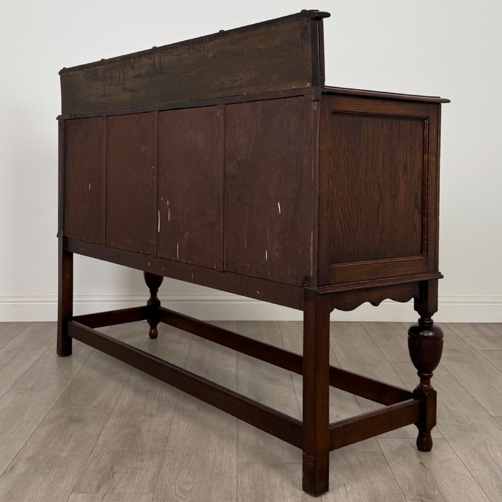  Antique 20th Century Good Quality Sideboard In Oak  View VII