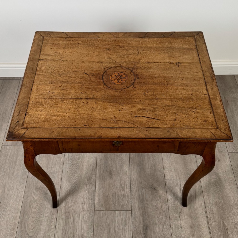 Antique 18th Century Good Quality Side Table In Walnut View XI