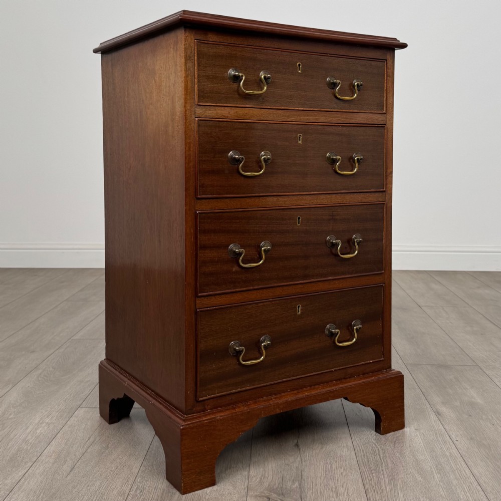 Antique 19th Century Small Mahogany Chest Of Drawers  View IX