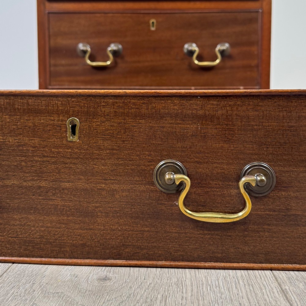 Antique 19th Century Small Mahogany Chest Of Drawers  View XII