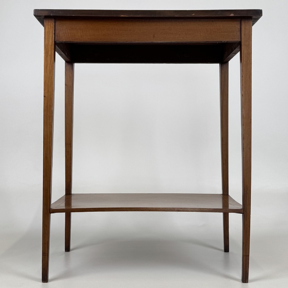 Antique 20th Century Inlaid Side Table In Mahogany