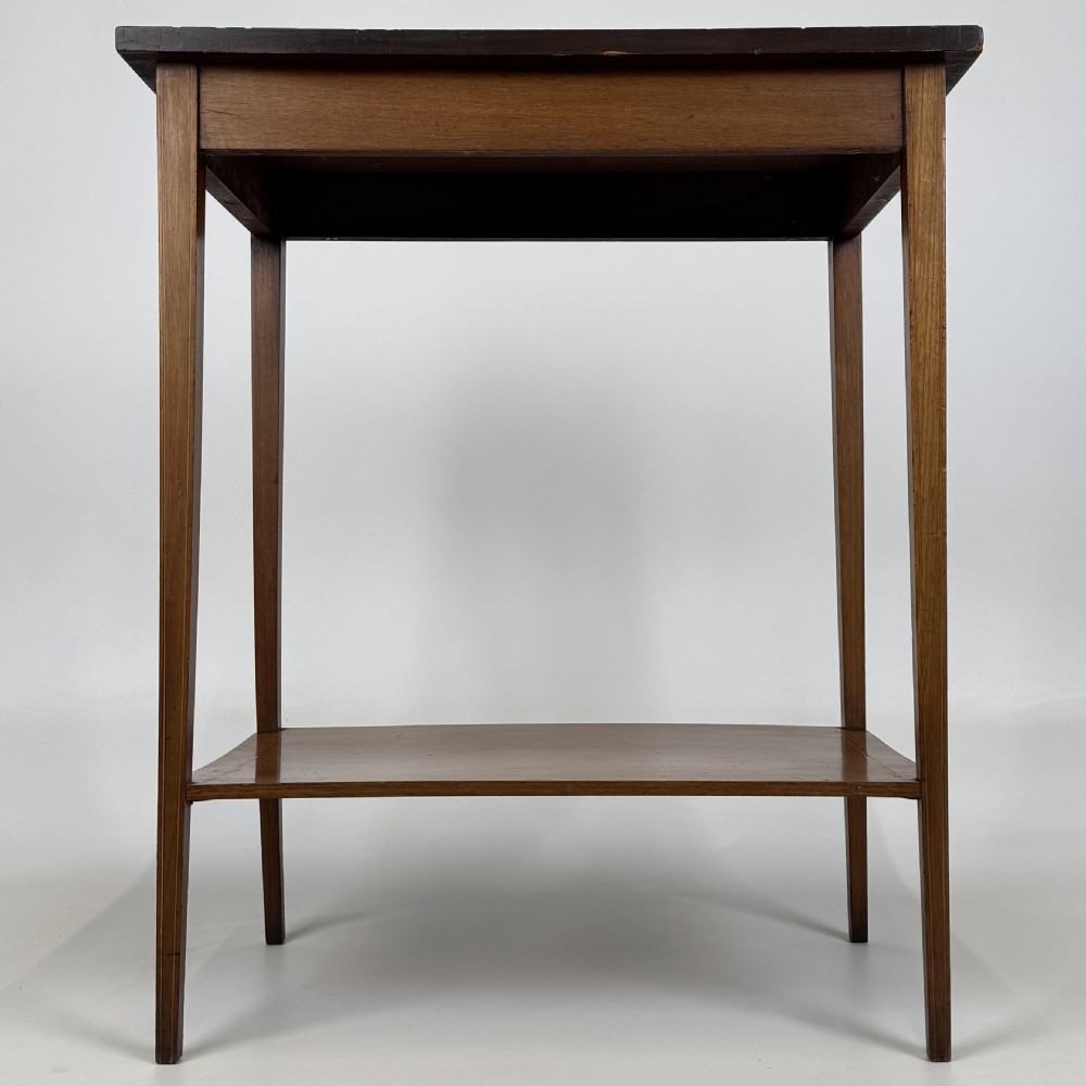 Antique 20th Century Inlaid Side Table In Mahogany View V