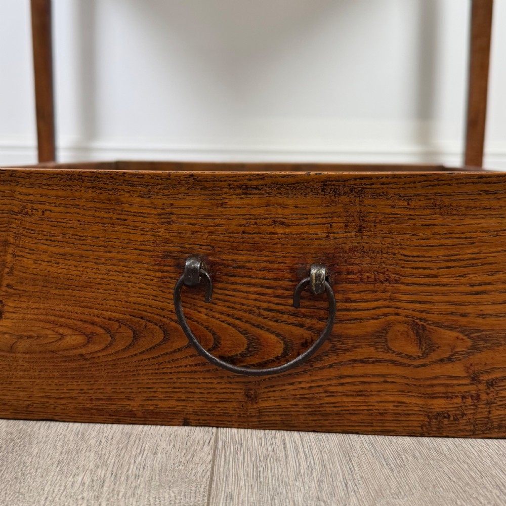  Antique 20th Century Chinese Hardwood Side Table View XI