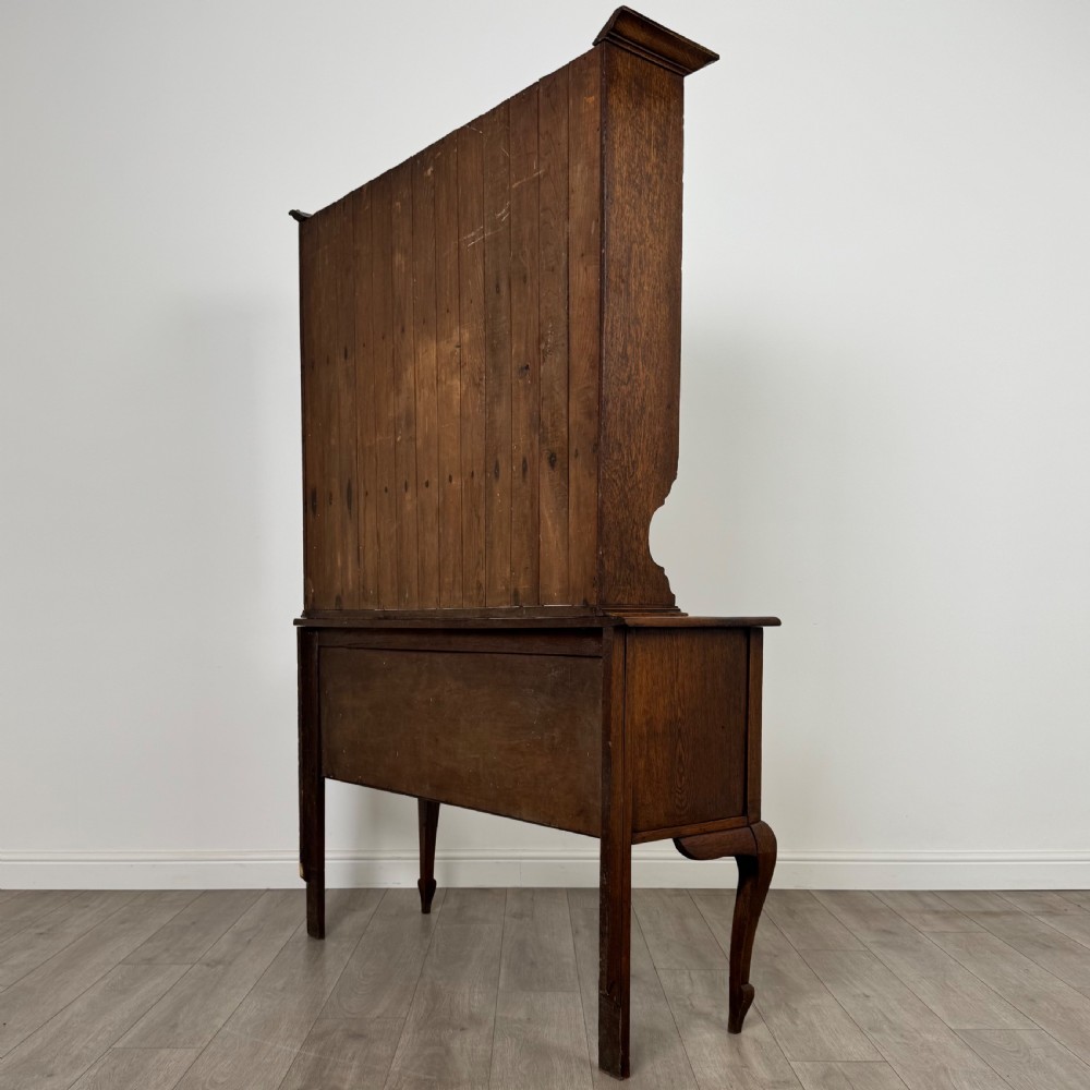  Antique 20th Century Good Quality Dresser In Oak View VII