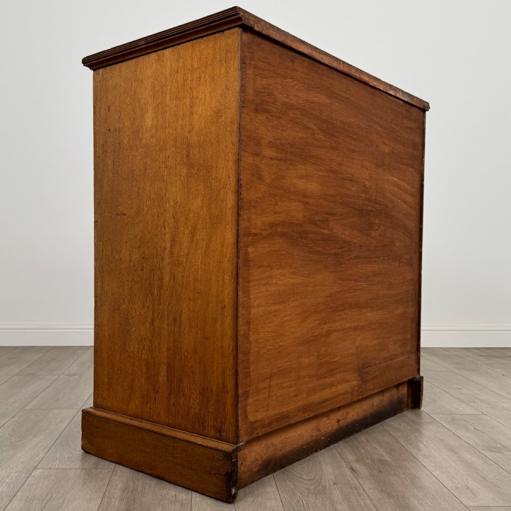  Antique 20th Century Oak Chest Of Drawers By Maple & Co  View V