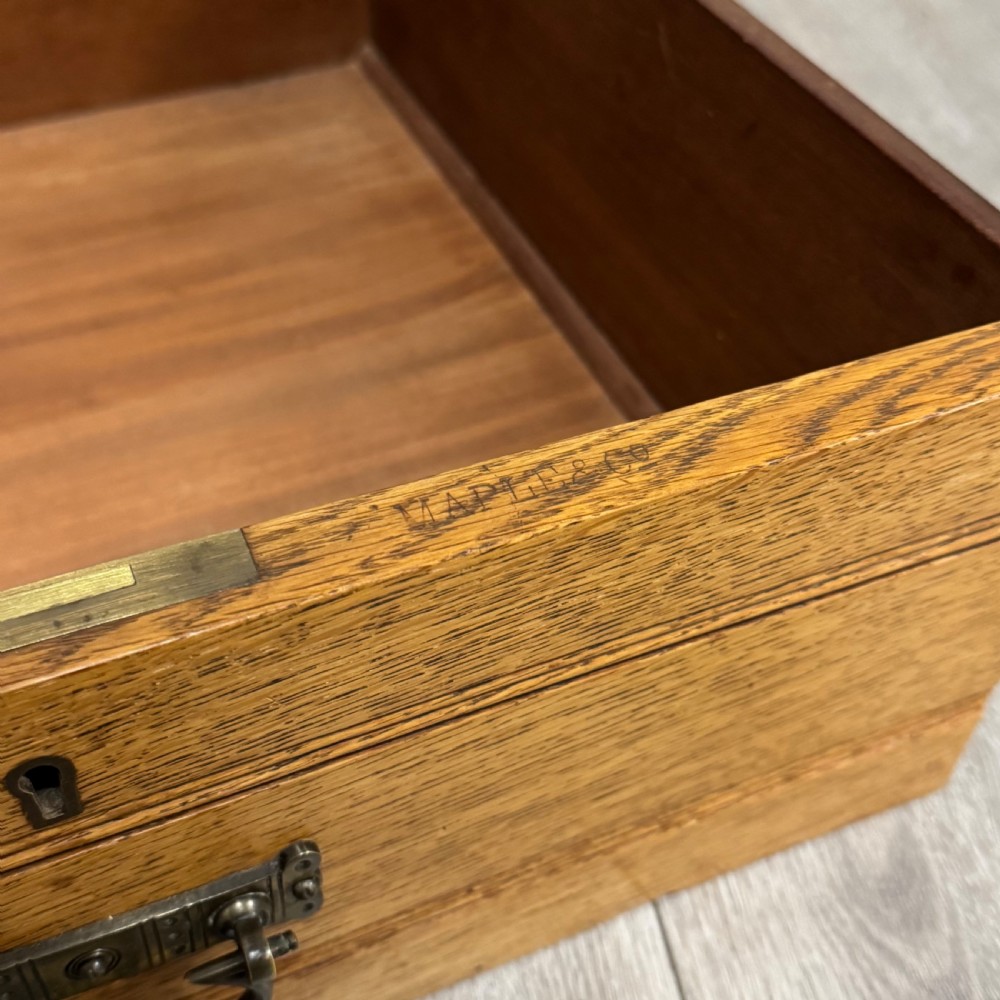  Antique 20th Century Oak Chest Of Drawers By Maple & Co  View XIII