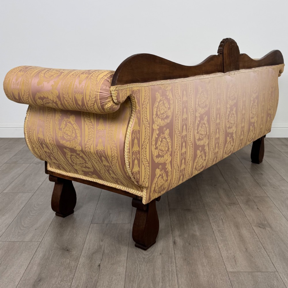 Antique 19th Century Good Quality Sofa In Mahogany View V