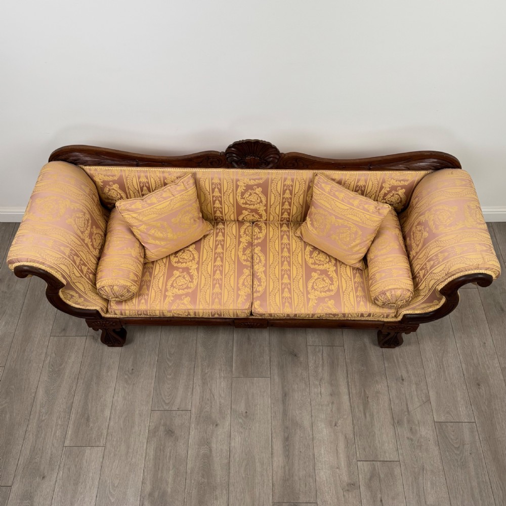 Antique 19th Century Good Quality Sofa In Mahogany View X