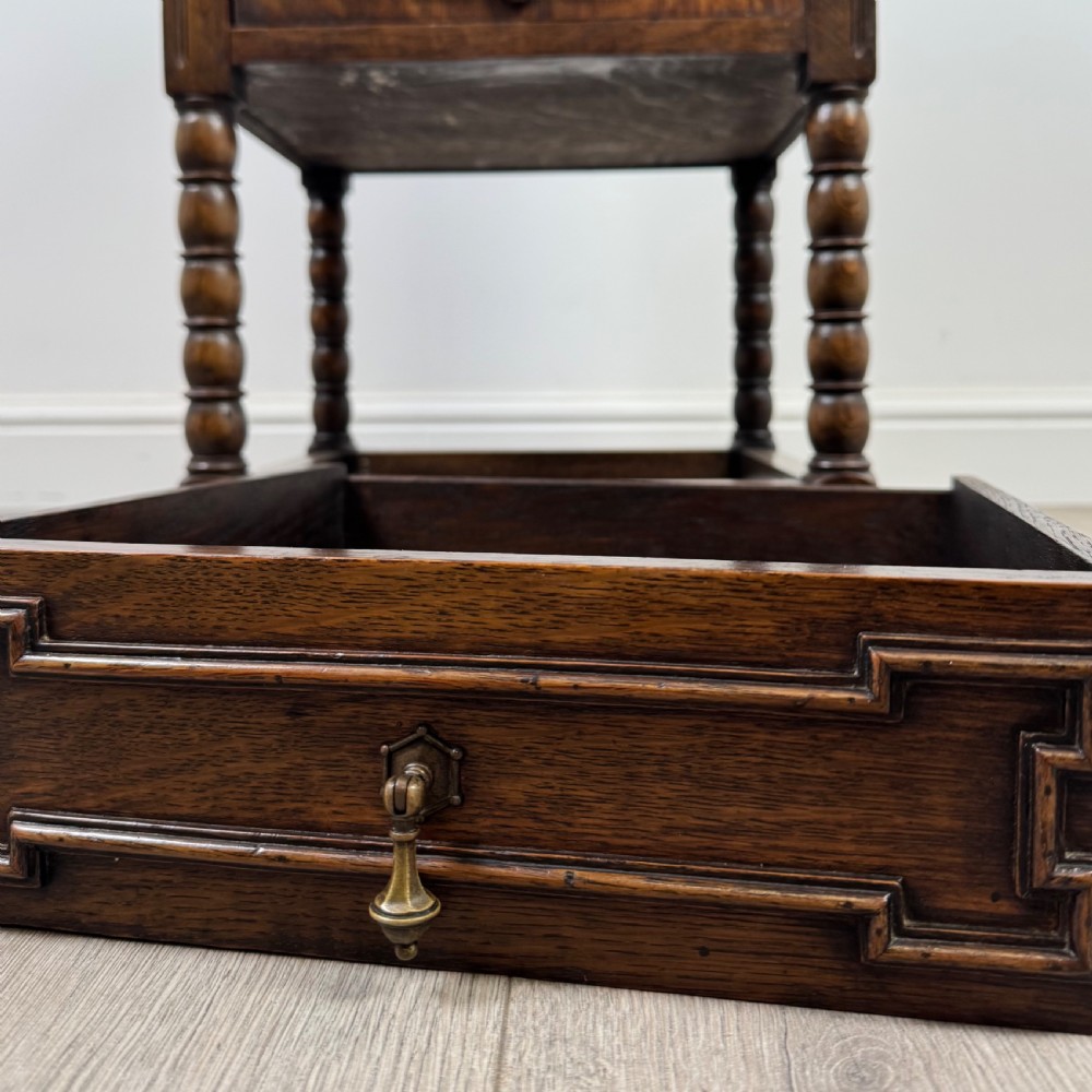 Antique 20th Century Jacobean Style Cabinet In Oak View XII