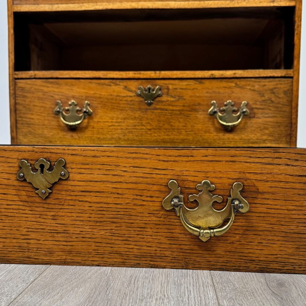  Antique 20th Century Good Quality Golden Oak Bureau  View XIV