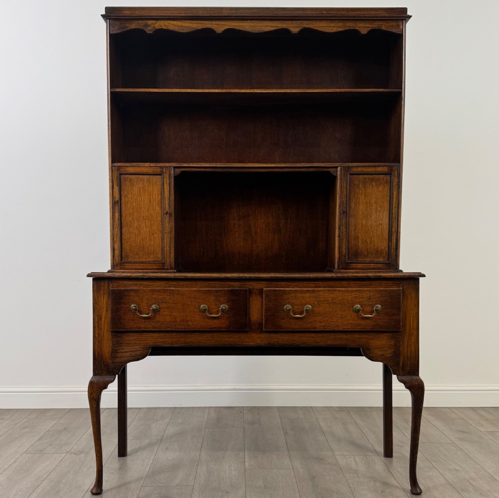 Antique 20th Century Good Quality Dresser In Oak 