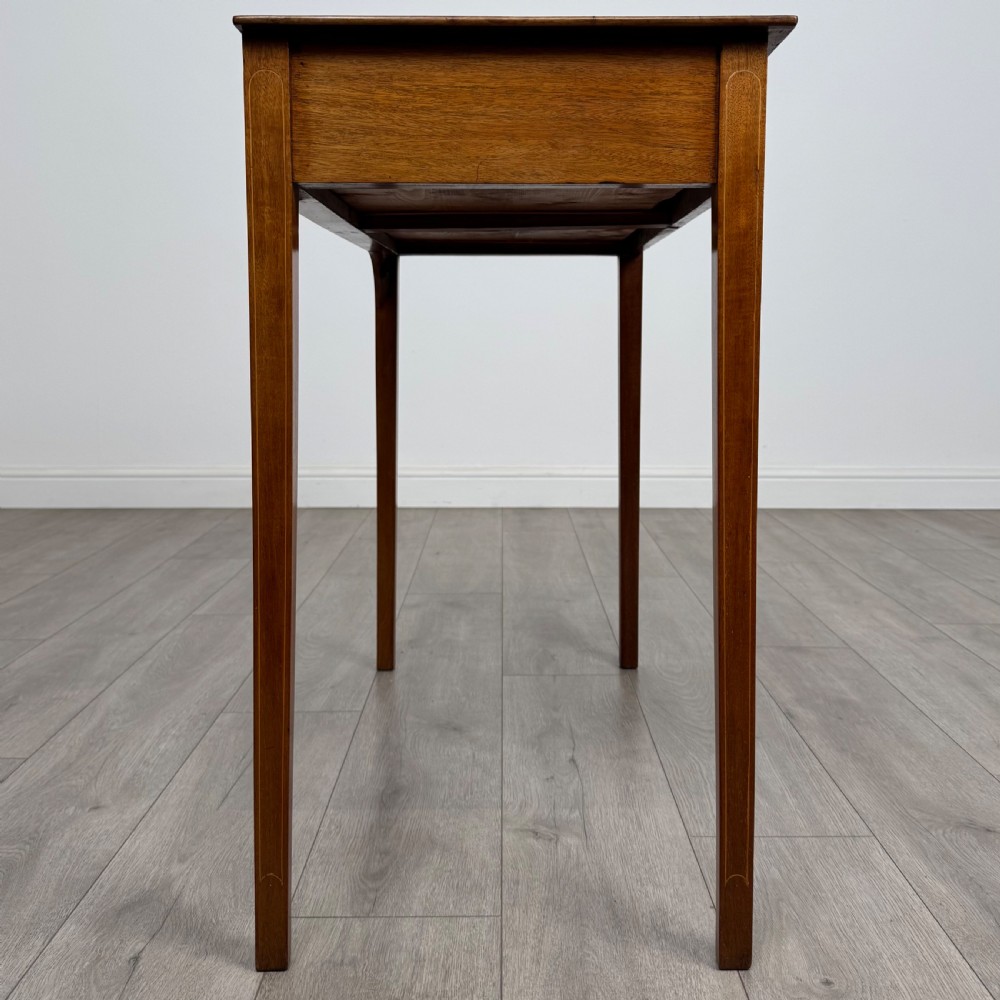 Antique 18th Century Inlaid Writing Table In Mahogany  View III
