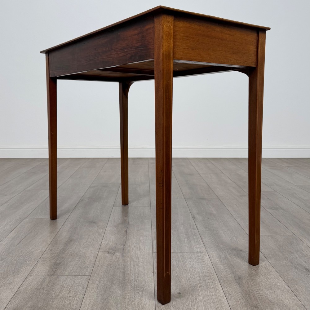 Antique 18th Century Inlaid Writing Table In Mahogany  View VI