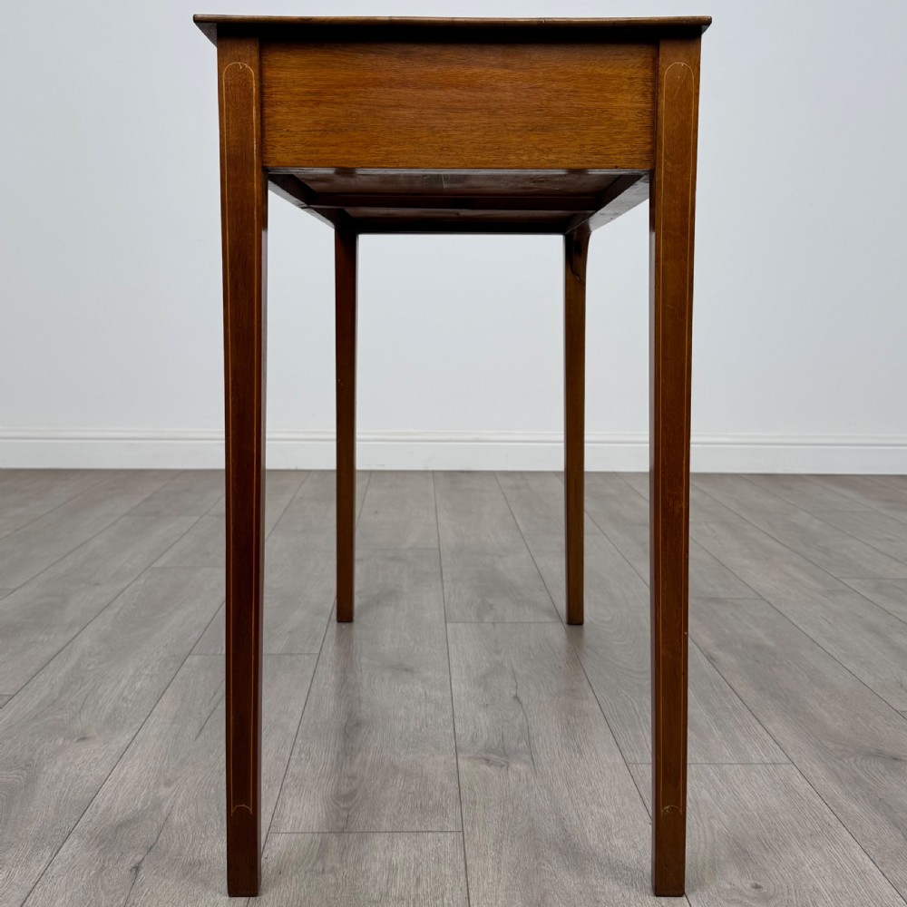 Antique 18th Century Inlaid Writing Table In Mahogany  View VII