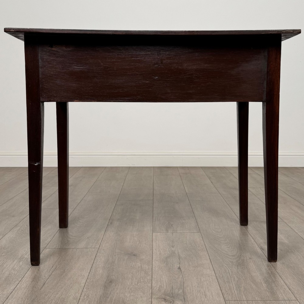 Antique 18th Century Good Quality Writing Table In Mahogany  View V