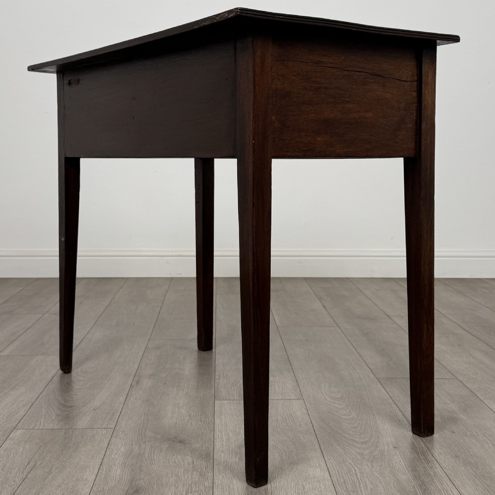 Antique 18th Century Good Quality Writing Table In Mahogany  View VI