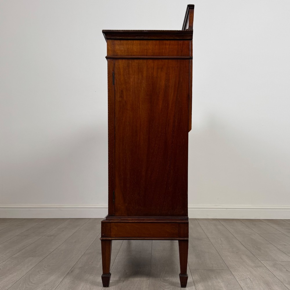  Antique 20th Century Fine Quality Display Cabinet In Mahogany View V