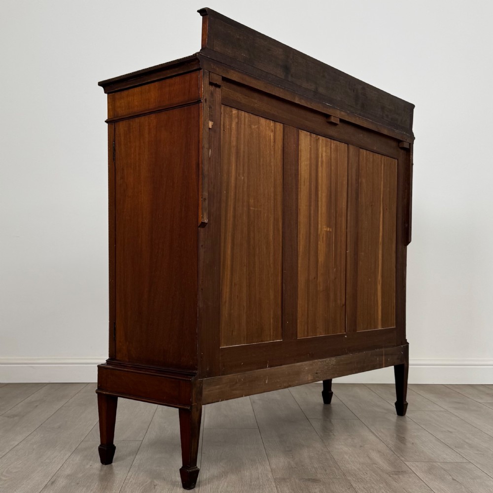 Antique 20th Century Fine Quality Display Cabinet In Mahogany View VI