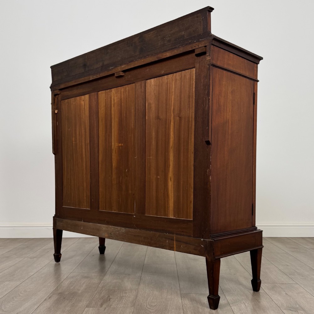  Antique 20th Century Fine Quality Display Cabinet In Mahogany View VIII
