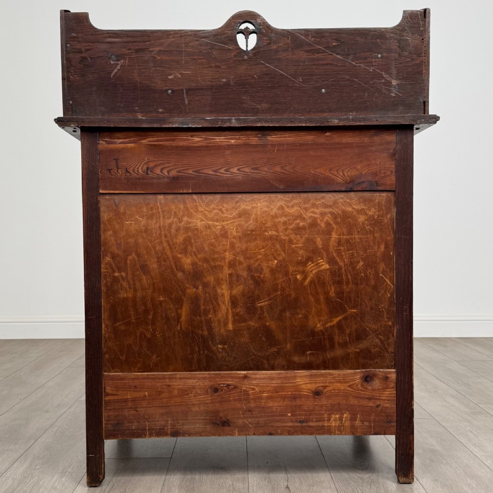  Antique 20th Century Arts & Crafts Oak Chest Of Drawers  View VI