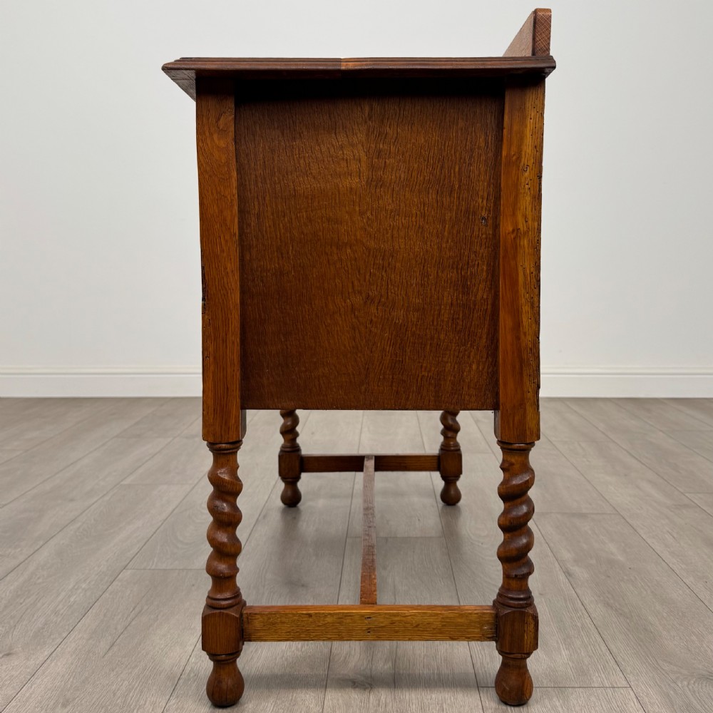 Antique 20th Century Good Quality Chest Of Drawers In Oak View III