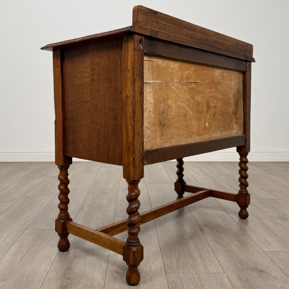 Antique 20th Century Good Quality Chest Of Drawers In Oak View V