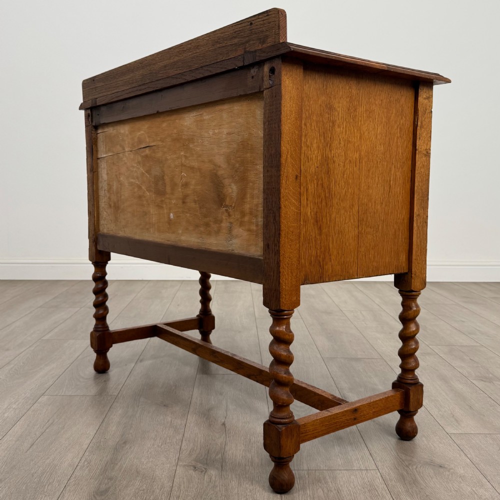 Antique 20th Century Good Quality Chest Of Drawers In Oak View VII